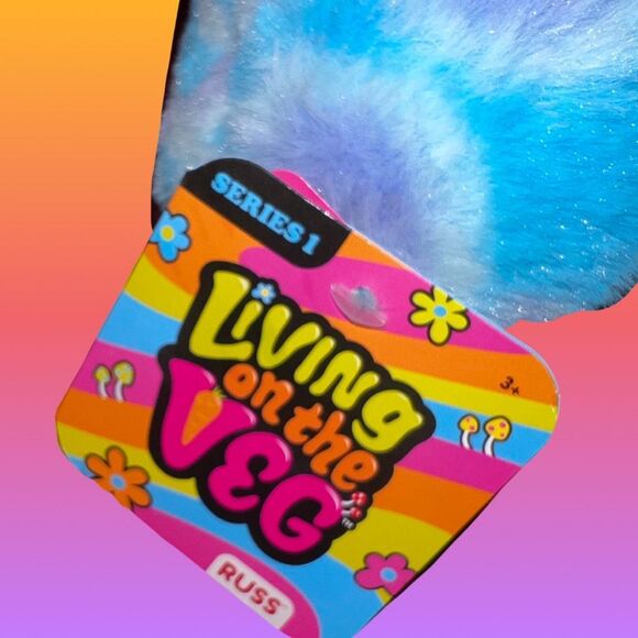 2 NWT Plush Mushroom Stuffed Russ & Toy Works Plush 5” - Picture 4 of 5